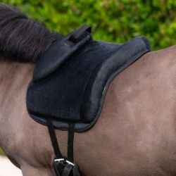 Tapis de monte à cru cheval Barebackpad Ultimate Harry's Horse noir