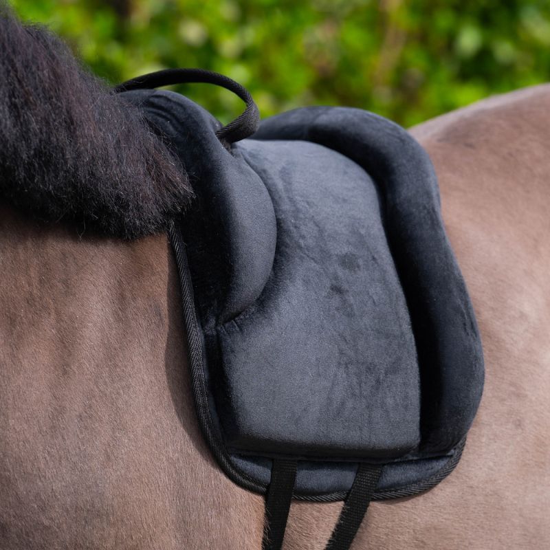 Tapis de monte à cru cheval Barebackpad Ultimate Harry's Horse noir
