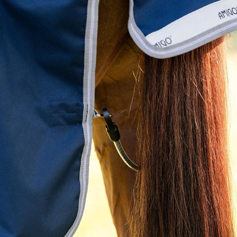 Couverture cheval extérieur Amigo 1200D 100g Horseware marine gris