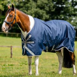 Couverture cheval extérieur Amigo 1200D 100g Horseware marine gris