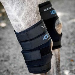 Protège-jarrets cheval thérapeutique Ionic Horseware lot de 2 noir