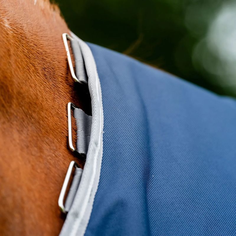 Couverture cheval extérieur Amigo Bravo 12 Plus 1200D 0g Horseware marine gris