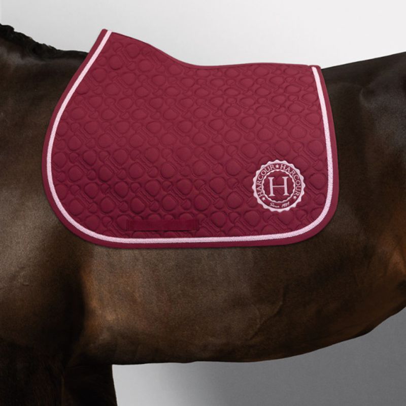 Tapis de selle cheval Cadence Harcour cso bordeaux