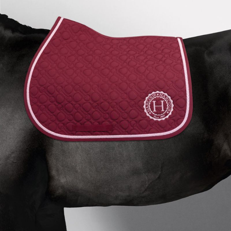 Tapis de selle cheval Cadence Harcour cso bordeaux