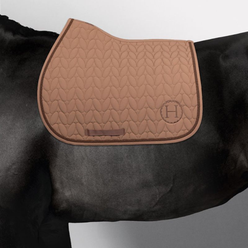 Tapis de selle cheval Cassiope Harcour moka cso