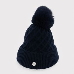 Bonnet équitation Clementine Harcour marine