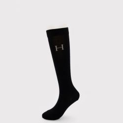 Chaussettes équitation Carly Harcour lot de 3 trèfle noir moka