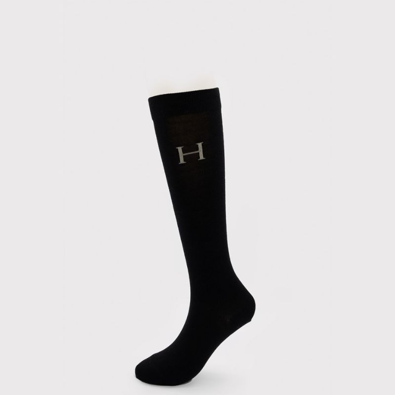 Chaussettes équitation Carly Harcour lot de 3 trèfle noir moka