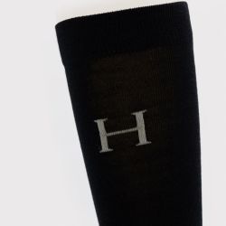 Chaussettes équitation Carly Harcour lot de 3 trèfle noir moka