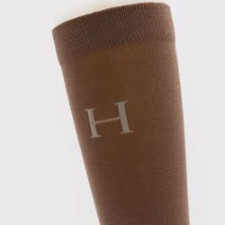 Chaussettes équitation Carly Harcour lot de 3 trèfle noir moka