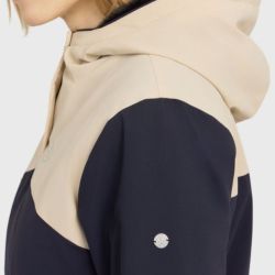 Veste chaude équitation femme Siam Harcour marine crème