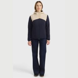 Veste chaude équitation femme Siam Harcour marine crème