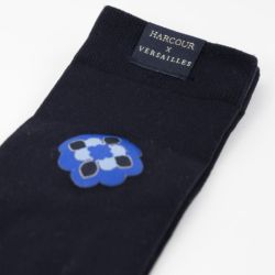 Chaussettes équitation Alienor Versailles Harcour lot de 3 marine bleu