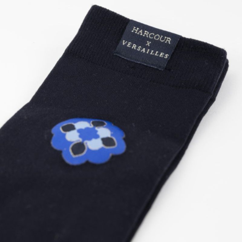 Chaussettes équitation Alienor Versailles Harcour lot de 3 marine bleu