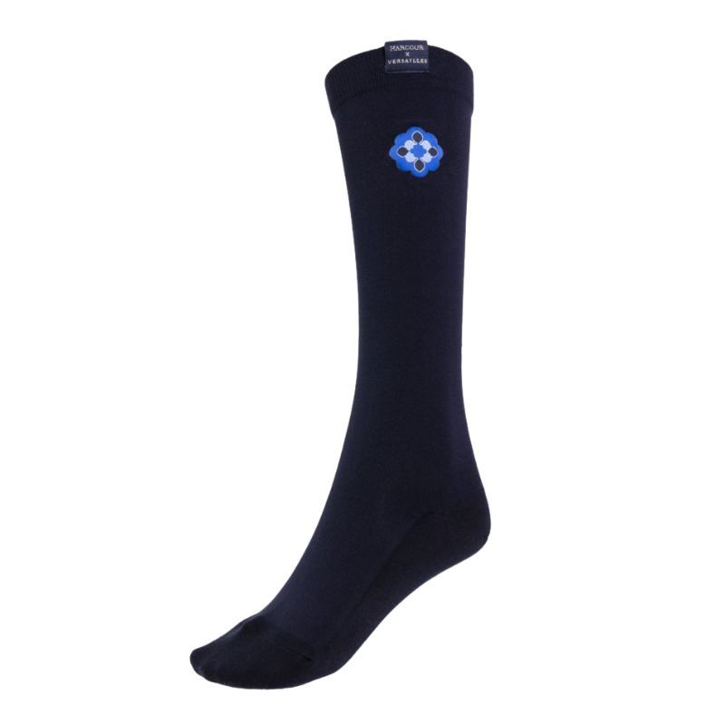 Chaussettes équitation Alienor Versailles Harcour lot de 3 marine bleu