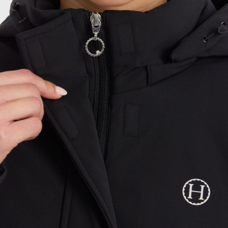 Parka équitation femme 2 en 1 Coralie Harcour noir