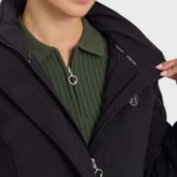 Parka équitation femme 2 en 1 Coralie Harcour noir