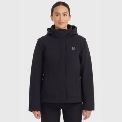 Parka équitation femme 2 en 1 Coralie Harcour noir