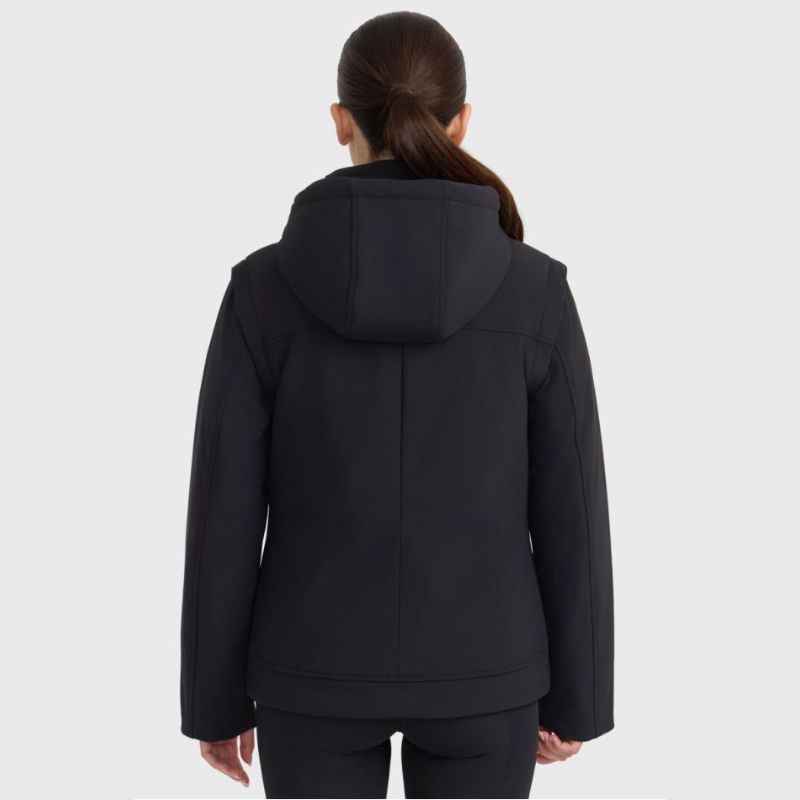 Parka équitation femme 2 en 1 Coralie Harcour noir