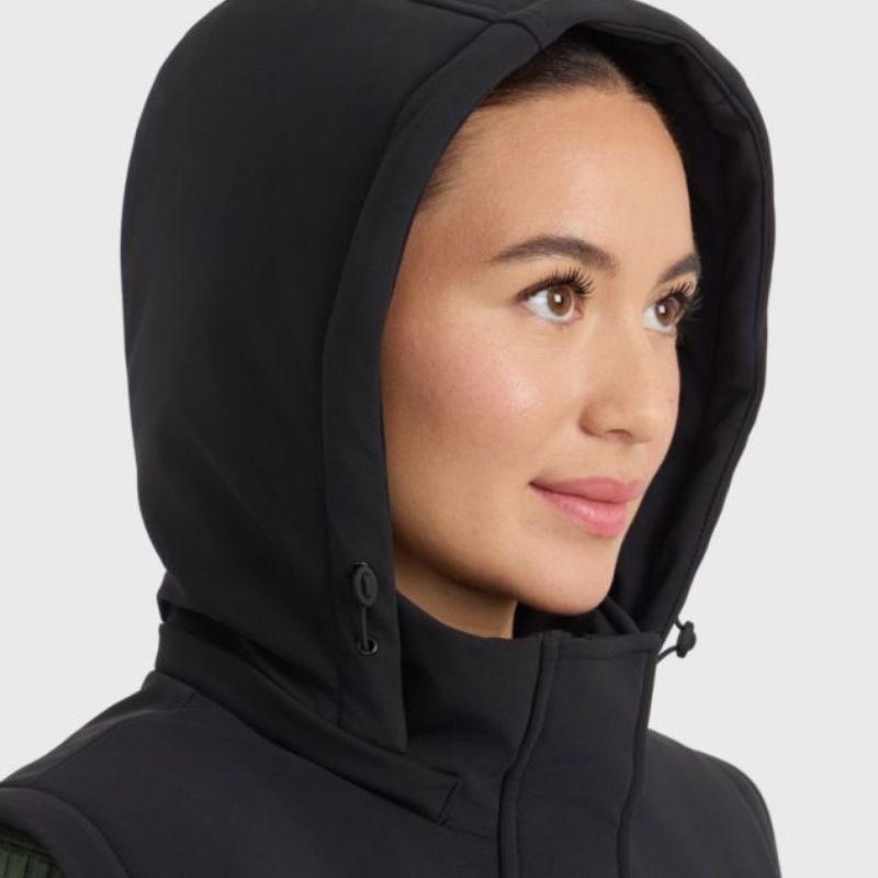 Parka équitation femme 2 en 1 Coralie Harcour noir