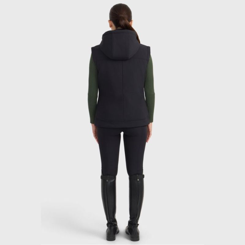 Parka équitation femme 2 en 1 Coralie Harcour noir