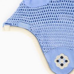 Bonnet anti-mouche cheval Charly Versailles Harcour bleu