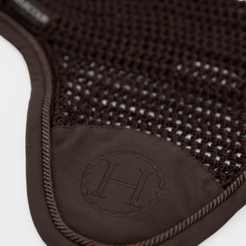 Bonnet anti-mouche cheval Orion Harcour cacao