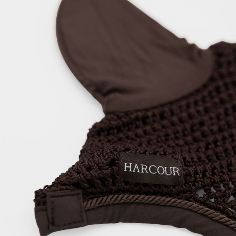 Bonnet anti-mouche cheval Orion Harcour cacao