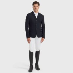 Veste de concours équitation homme Polaris Harcour noir