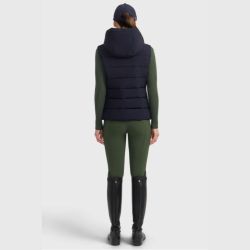 Gilet équitation femme sans manches Cinderella Harcour marine