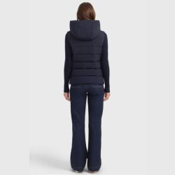 Gilet équitation femme sans manches Cinderella Harcour marine