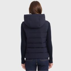 Gilet équitation femme sans manches Cinderella Harcour marine