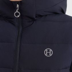 Gilet équitation femme sans manches Cinderella Harcour marine