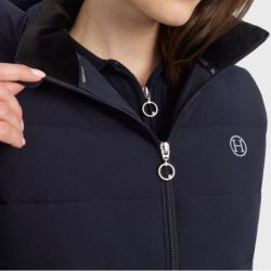 Gilet équitation femme sans manches Cinderella Harcour marine