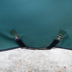 Séchante cheval Horseware Rambo Techni Waffle Cooler vert marine