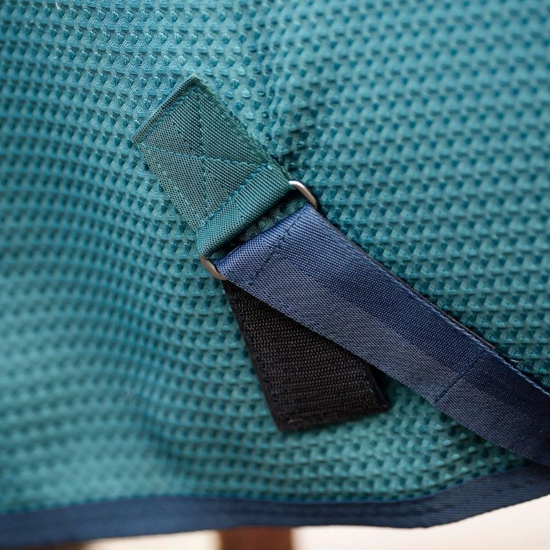 Séchante cheval Horseware Rambo Techni Waffle Cooler vert marine
