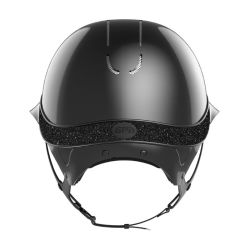 Casque équitation Global Gala Evo Hybrid Shiny GPA noir paillettes noires