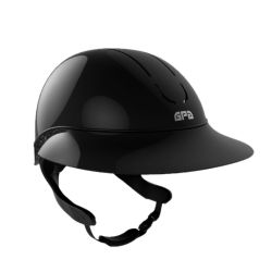 Casque équitation Global Gala Evo TLS Shiny GPA noir paillettes noires