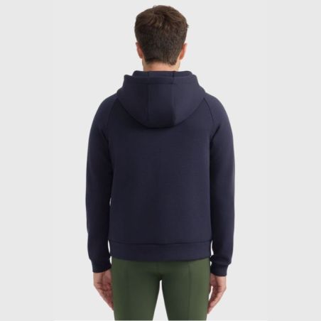 Sweat équitation homme technique zippé Connor Harcour marine