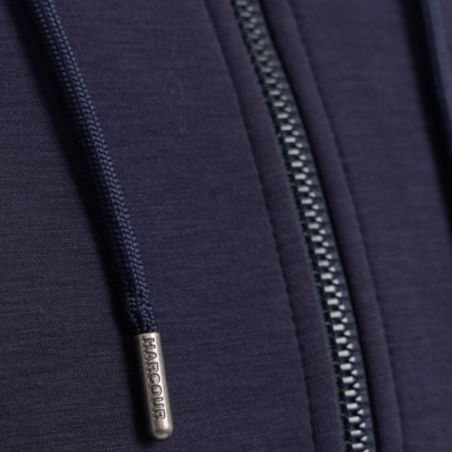 Sweat équitation homme technique zippé Connor Harcour marine