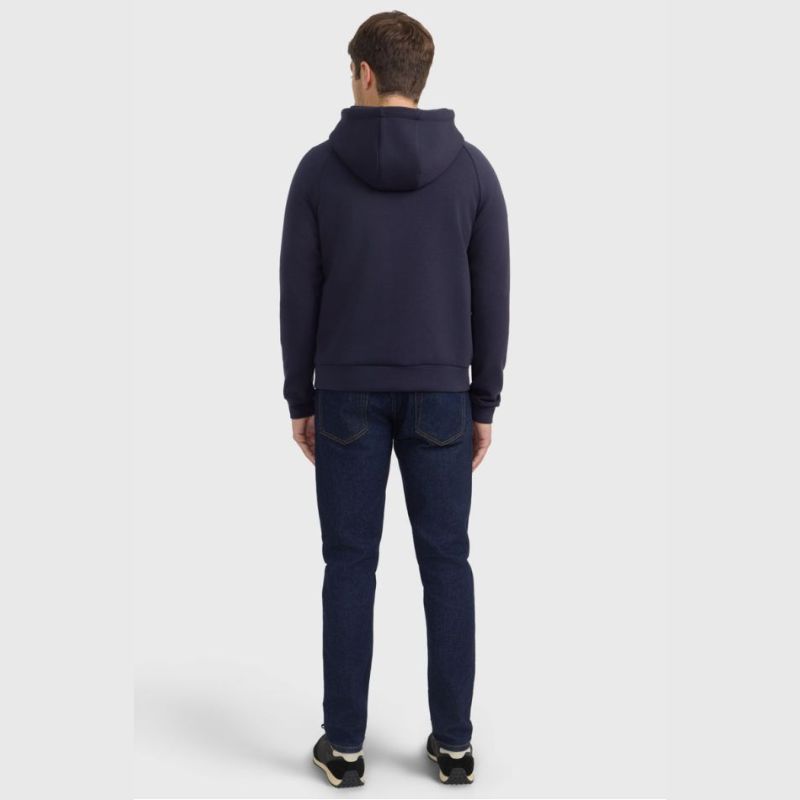Sweat équitation homme technique zippé Connor Harcour marine