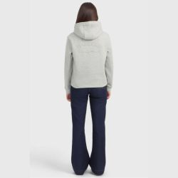Sweat équitation femme à capuche Charlie Harcour gris chiné