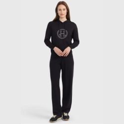 Sweater équitation femme Capucine Harcour noir