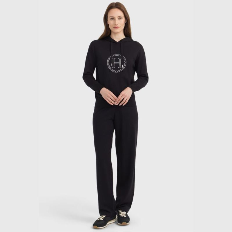 Sweater équitation femme Capucine Harcour noir