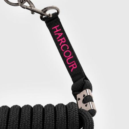 Licol et longe cheval Amour Harcour marine rose