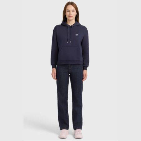 Sweat équitation femme Cœur Harcour marine