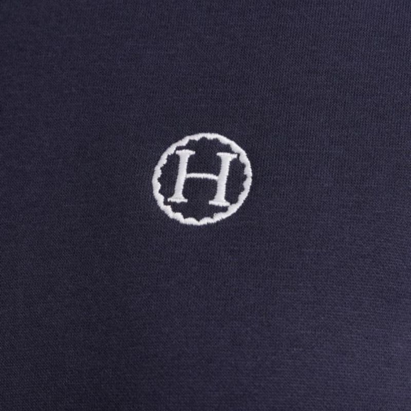 Sweat équitation femme Cœur Harcour marine