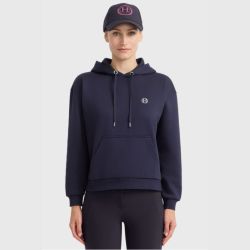 Sweat équitation femme Cœur Harcour marine