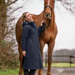 Manteau équitation femme Winter Performance ELT bleu profond