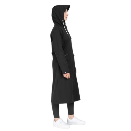 Manteau équitation femme imperméable Performance ELT noir